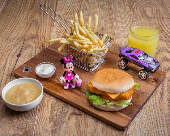 Menu enfant fish burger