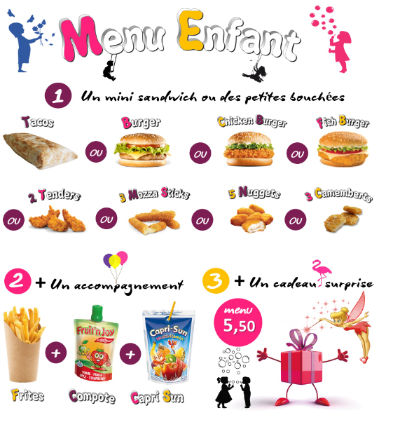 menu kids