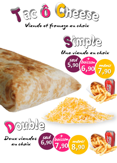livraison à domicile'ôcheese