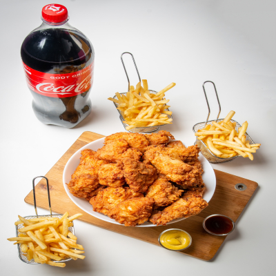menu bucket trio